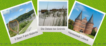 Hansestadt Lübeck 5 Seen Fahrt Malente Die Ostsee bei Grömitz